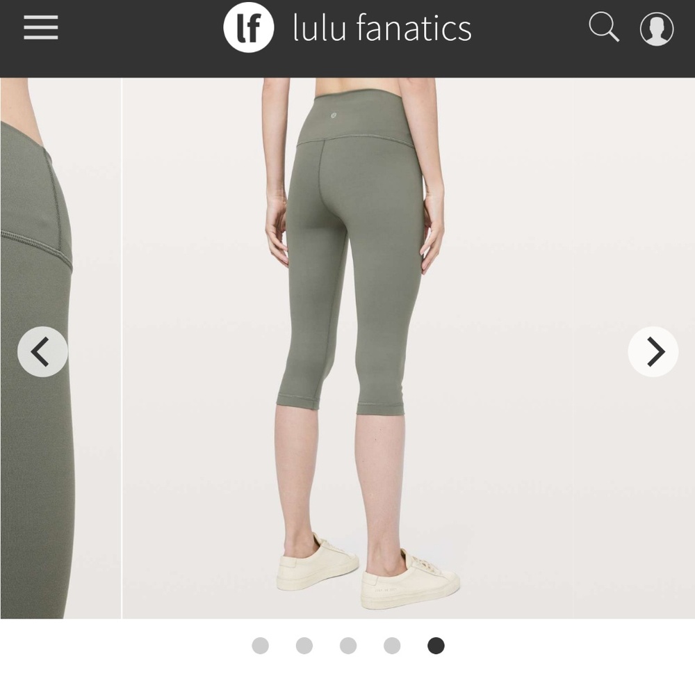 Lululemon Wunder Under High-Rise 1/2 Tight Full-On